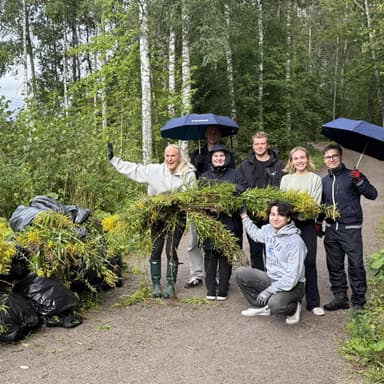 Siemens korjasi lasten pyöriä ja torjui vieraslajeja 💚